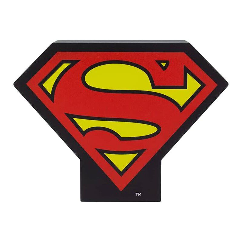 L&aacute;mpara con logo de Superman (DC) image number null