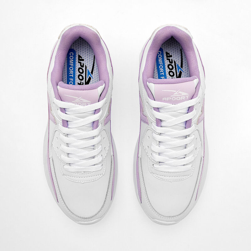 Apoort Tenis urbano para mujer blanco lila image number null