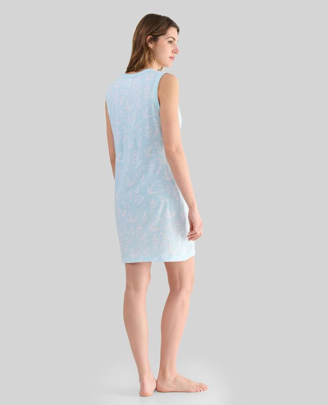 Camis&oacute;n S/M con Estampado de Hojas Verde image number null