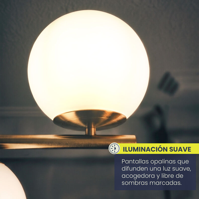 L&aacute;mpara de Techo Colgante MIL LUCES ZIBAL Dorad... image number null