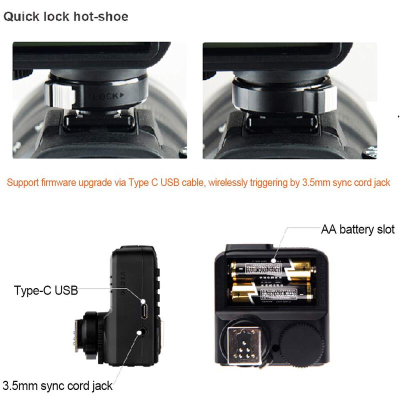 Transmisor Inal&aacute;mbrico Godox X2t-c Ttl Con Blue... image number null