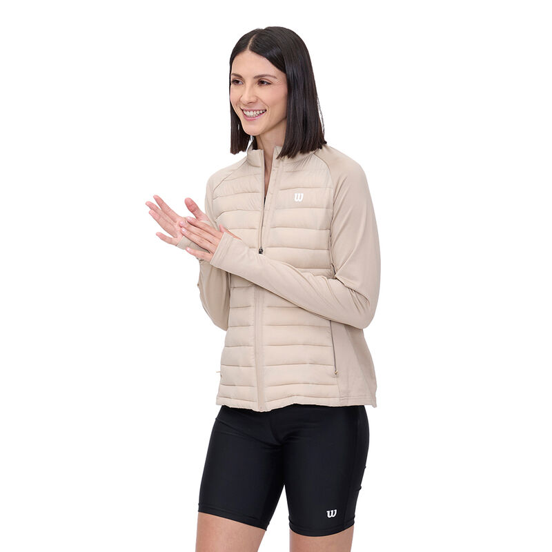 Chamarra Wilson Mujer Beige Claro Gd image number null