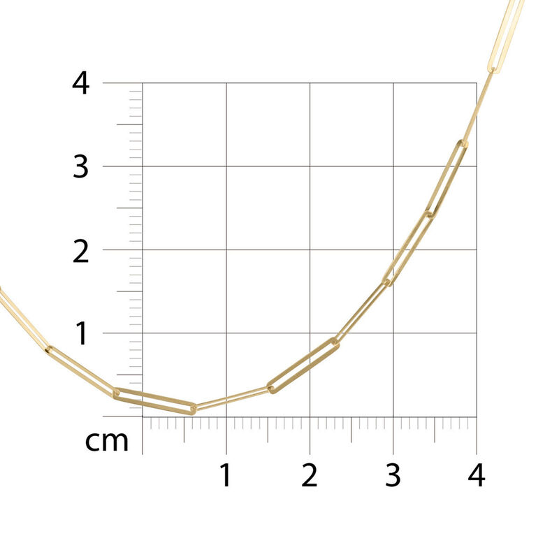Gargantilla De Oro Amarillo 10k (45cm Aprox) image number null