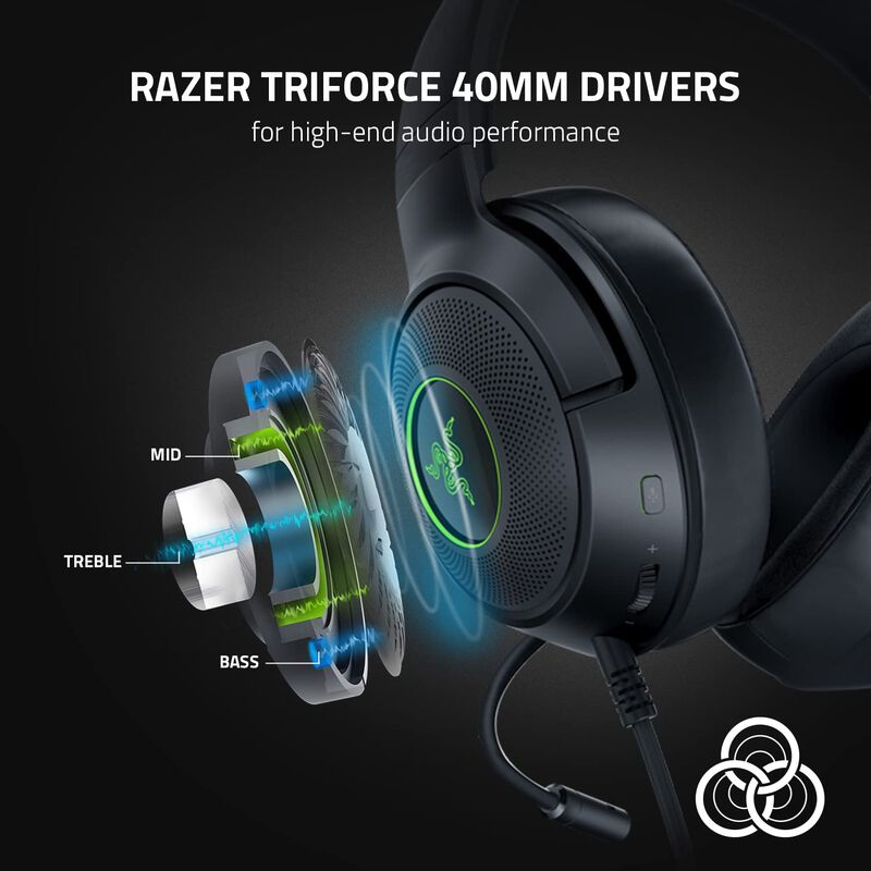 Auriculares Para Juegos Razer Kraken V3 X Con C... image number null