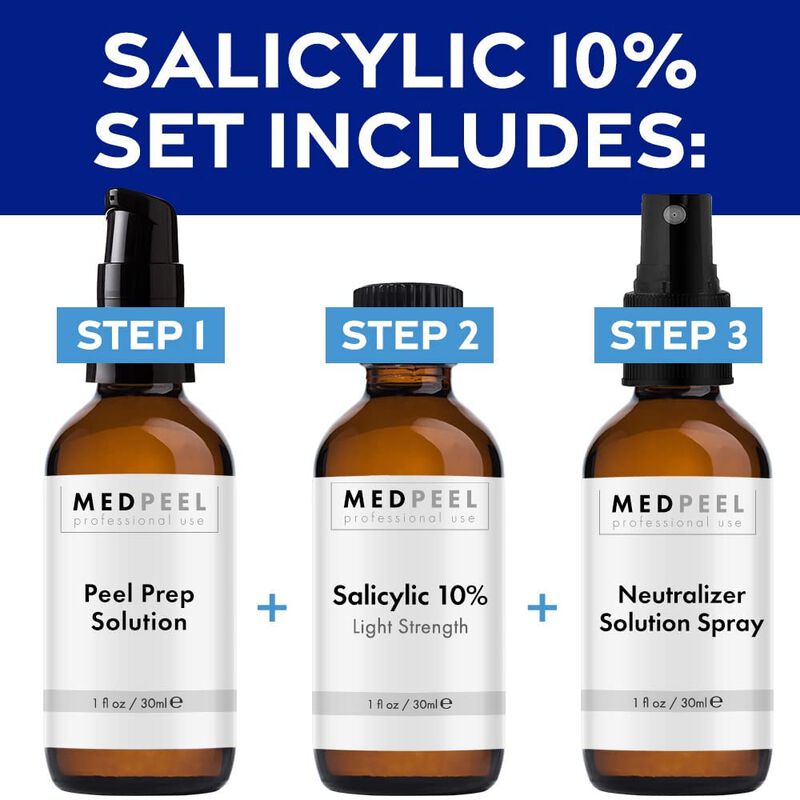 Kit de Exfoliante Facial MedPeel 10% &Aacute;cido Sali... image number null