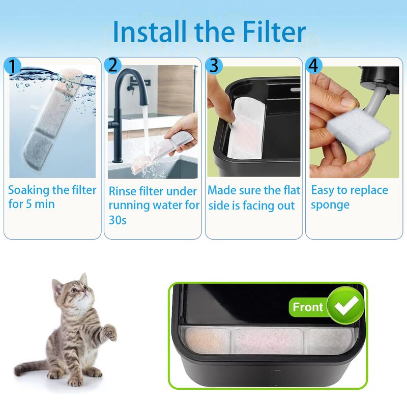 Filtro De Agua Haodlay Downypaws &ndash; Pack De 12 R... image number null
