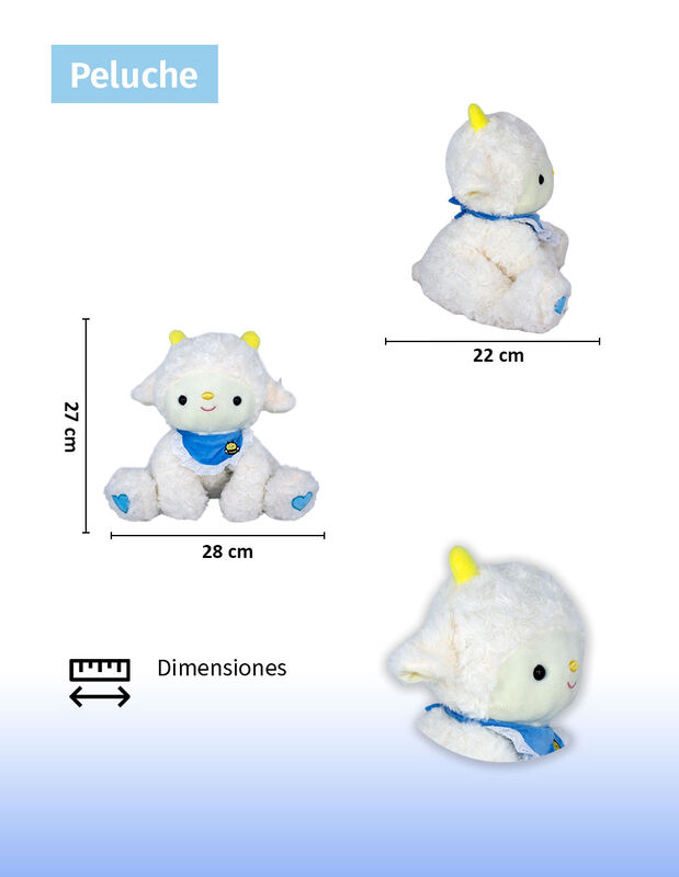 Peluche Suave De Borrego / Borreguito Con Baber... image number null