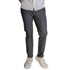 Duc Denim - Pantalón de Hombre bi-stretch antiarrugas Thomas the Traveler - Oxford (Gris Oxford)
