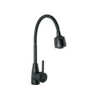 Monomando para Fregadero con Cuello Flexible Negro Tubig