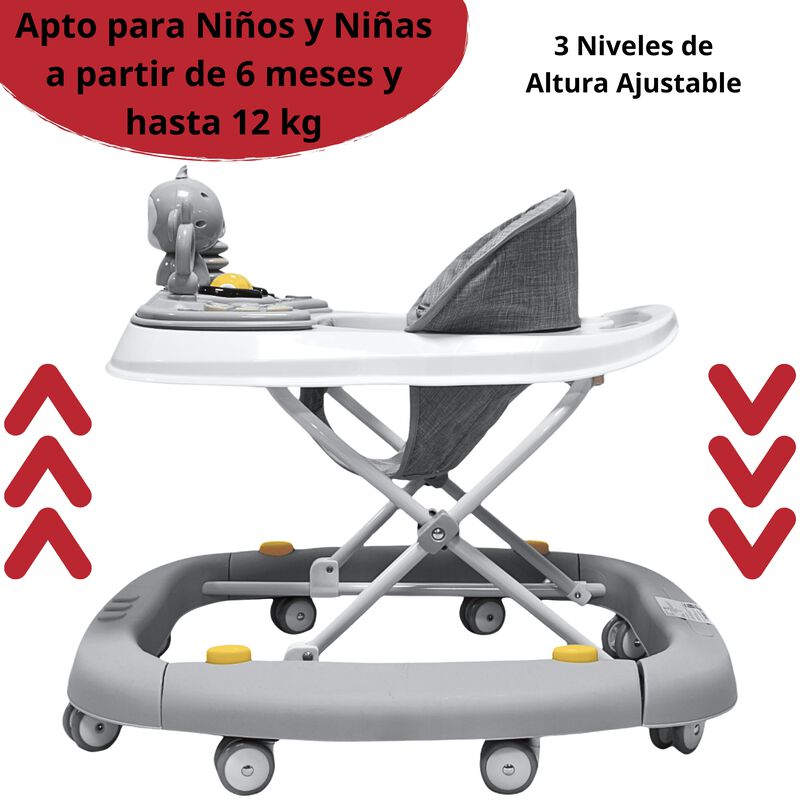 Andadera para Beb&eacute; Mecedora Mono Musical Bast&oacute;n... image number null