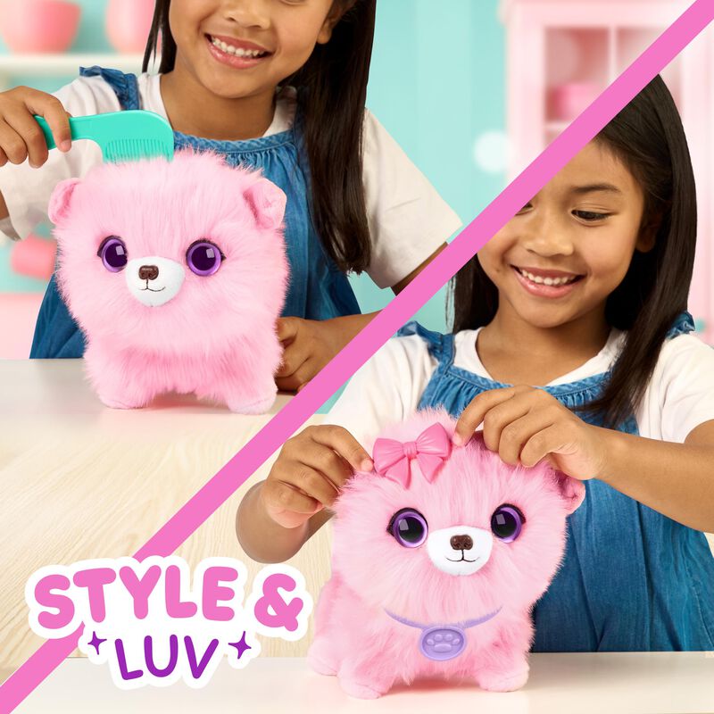 Peluche Scruffaluvs Pet Scruffs Rosa Con 3 Masc... image number null