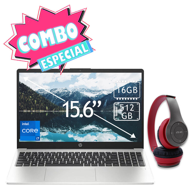 Combo Laptop Hp 250 G10 15.6" Core i7 1355U 16G... image number null