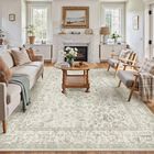 Alfombra Purecozy 244 &times; 152 cm Color Topo Lavable Antideslizante Vintage