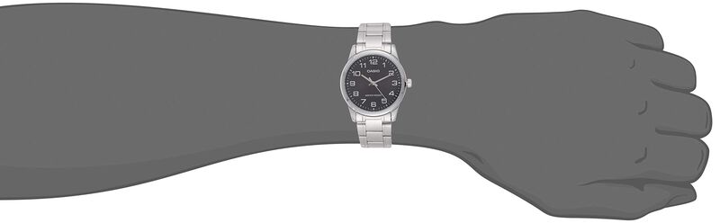 Reloj Casio Mtp-v001d-1b Est&aacute;ndar De Acero Inox... image number null