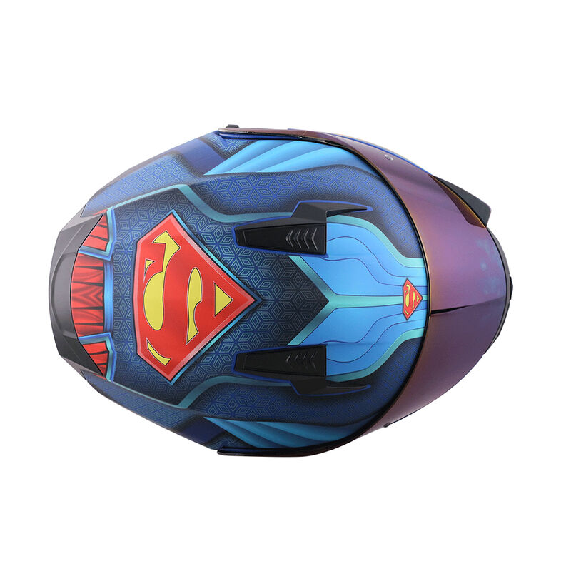 Casco Abatible Edge Superman Dccertificado Dot ... image number null