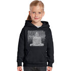 Sudadera Con Capucha Word Art Para Ni&ntilde;a - Buda Zen - Negro