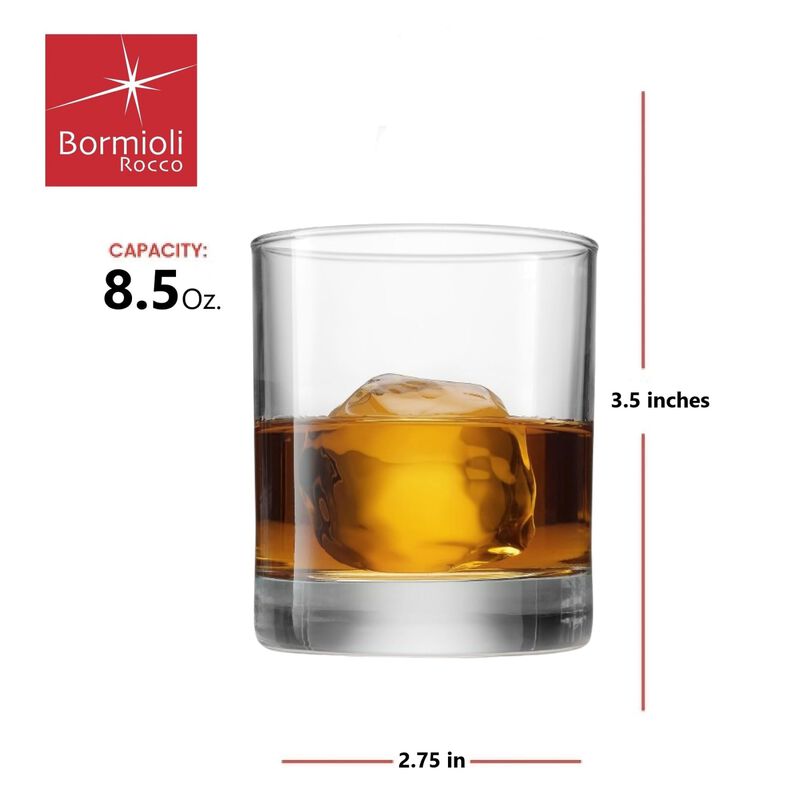 Vasos De Vidrio Bormioli Rocco 240 ml Juego De ... image number null