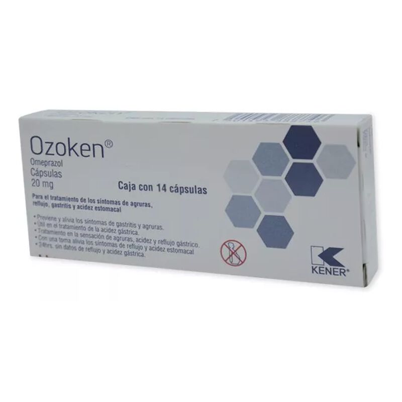 Ozoken 14 C&aacute;psulas 20mg image number null