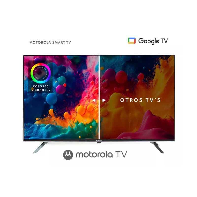 Smart Tv Pantalla 32 Pulgadas Motorola Google T... image number null