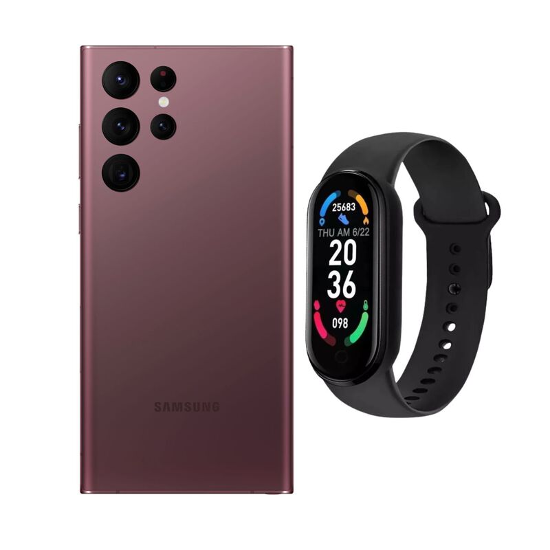 Galaxy S22 Ultra 128GB Borgo&ntilde;a Reacondicionado ... image number null