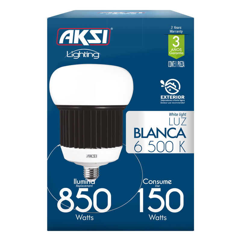 Foco LED Alta Potencia Aksi de 150W Luz Blanca image number null