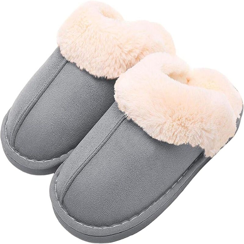 Pantuflas Unisex Hombre y Mujer para Adultos Bl... image number null