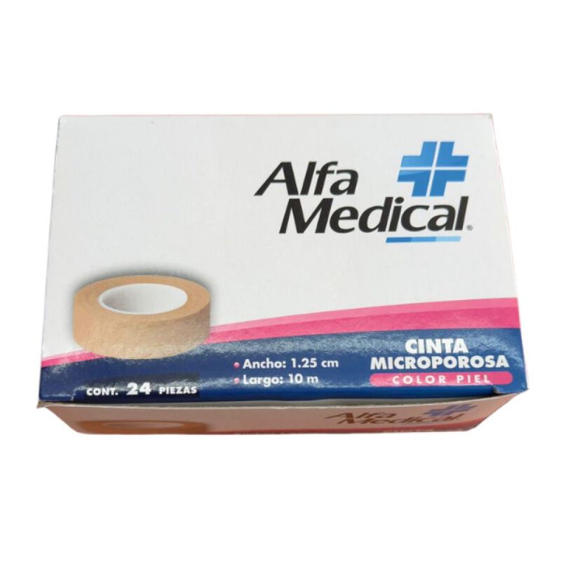Cinta Microporosa Piel Alfa Medical 1.25cm X 10... image number null