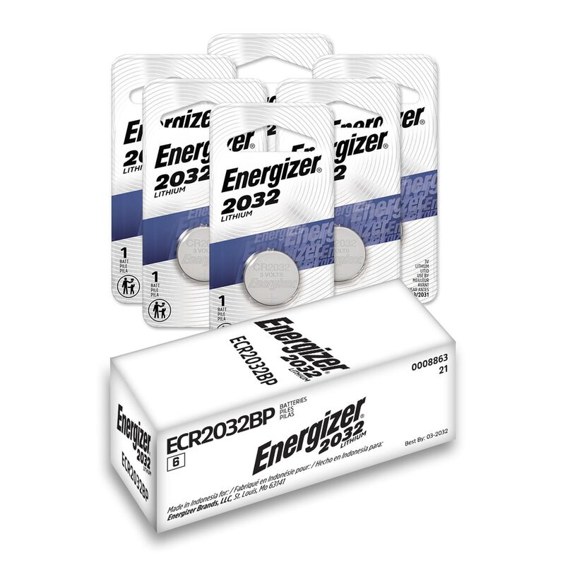 Pila Boton Energizer 2032 Blister 6 Unidades 3v image number null