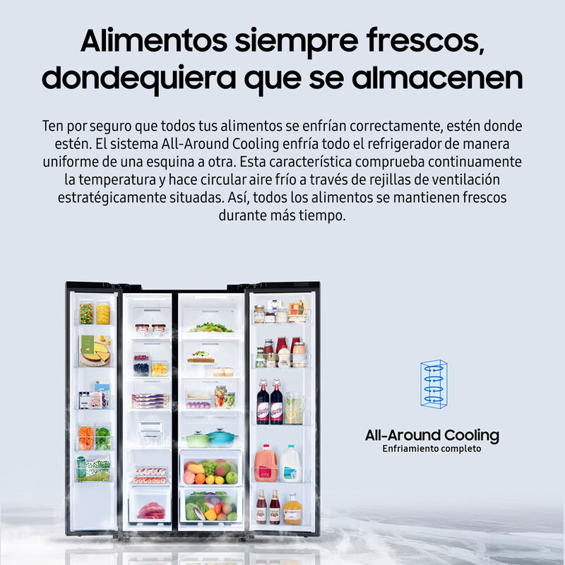 Refrigerador Samsung Side By Side 22.8Ft Plata ... image number null