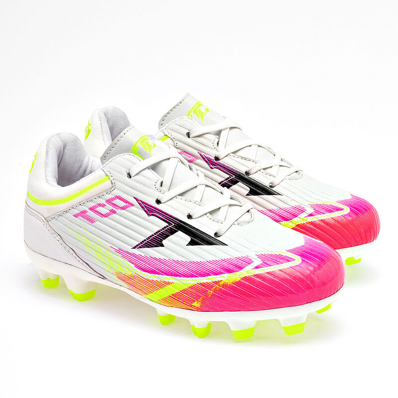 Trucco tenis de f&uacute;tbol para ni&ntilde;a blanco fucsia ... image number null
