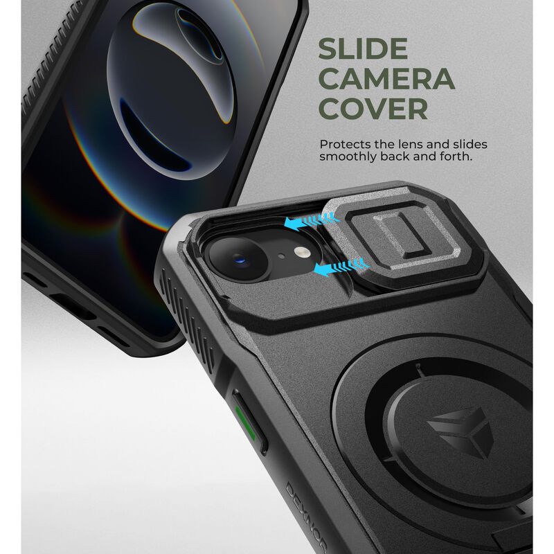 Funda Dexnor para iPhone 17e/16e de 6.1" Negra ... image number null