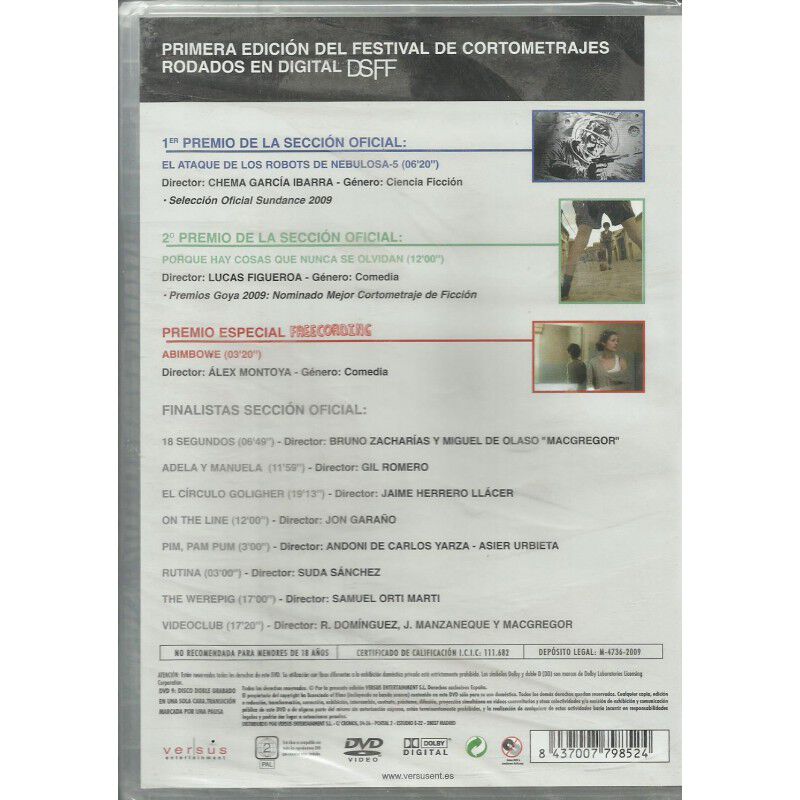 Dsff - Digital Short Film Fest. Edicion 1 [dvd]... image number null