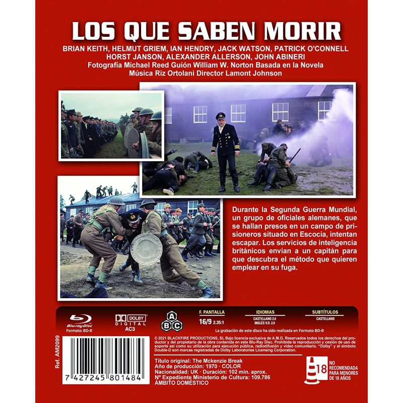 Los que saben morir (Bd-R) (Blu-ray) (The Mcken... image number null