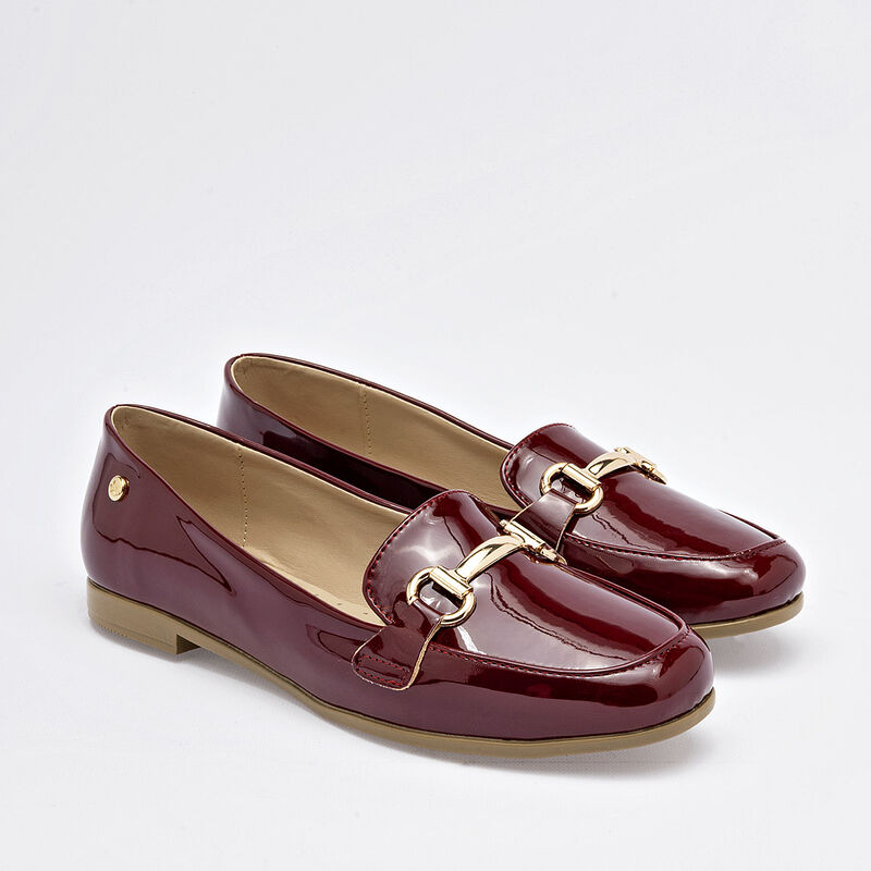 Moramora zapato casual para mujer vino cod 1407... image number null