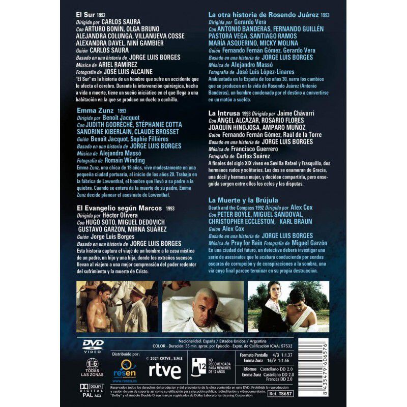 Cuentos De Borges (6 Relatos) [dvd.] (1992, 199... image number null
