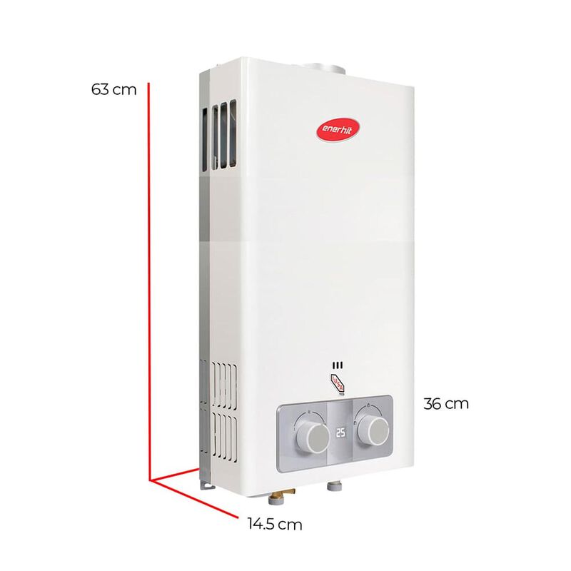 Calentador Instant&aacute;neo Enerhit 12 L Gas Natural image number null