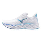 Tenis Mizuno Mujeres Wave Sky 8  White-Mercury Blue