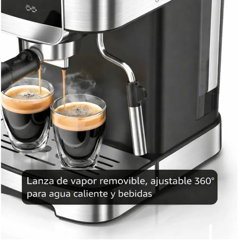 Cafetera Espresso Espumador De Leche Pantalla T... image number null