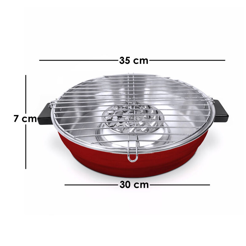 Practi Asador Rojo Asas Baquelita image number null