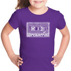 Camiseta Word Art Para Ni&ntilde;a - Los 80 - Morado
