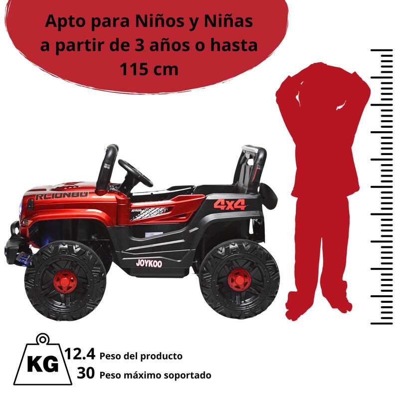 Montable Electrico Camioneta 4x4 Control Remoto... image number null