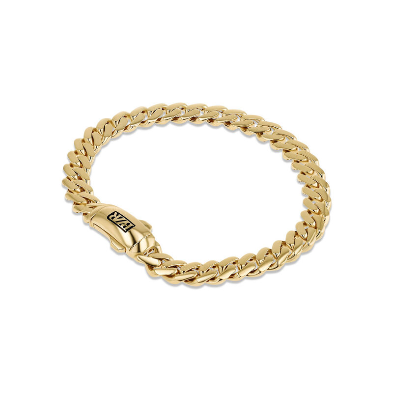Pulsera Bizzarro Chain De Oro Amarillo 14K-22Cm... image number null