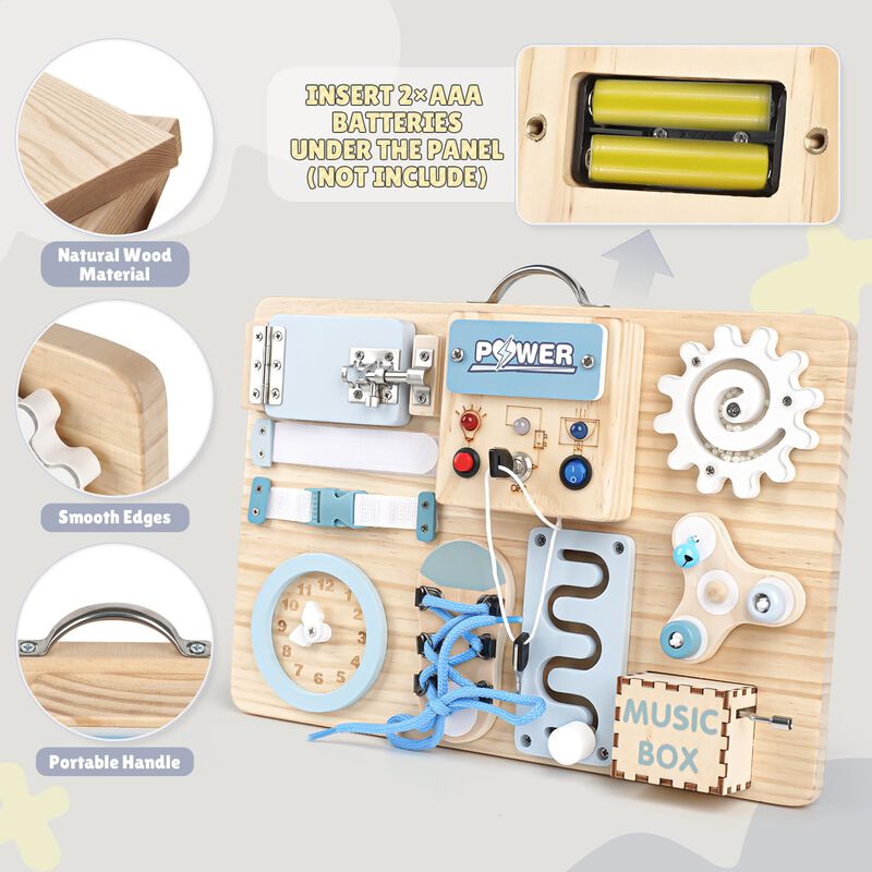 Tablero Ocupado Montessori Joyreal con Luces LE... image number null