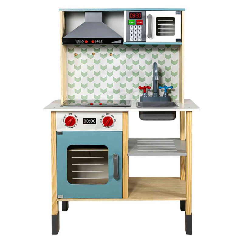 Cocinita Juguete Niña Madera Accesorios Luz Son... image number null