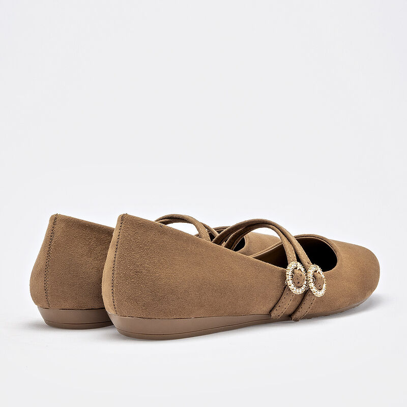 Clasben Balerina para mujer camel image number null