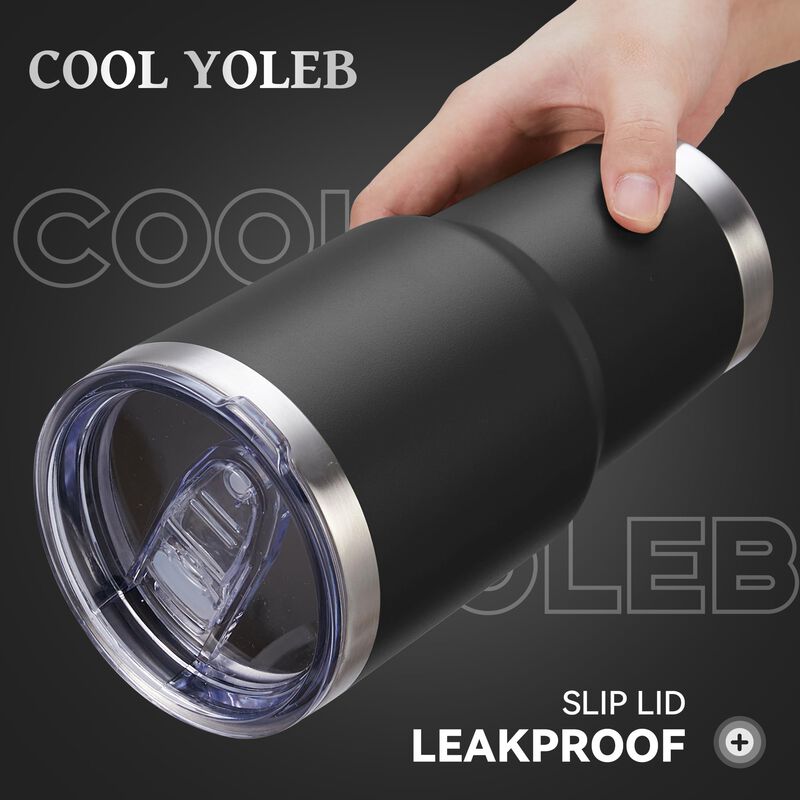 Vaso T&eacute;rmico Cool Yoleb 850 ml &ndash; Pack De 4 &ndash; Ac... image number null
