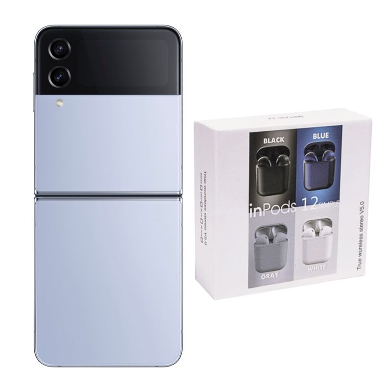 Galaxy Z Flip 4 128GB Azul Reacondicionado + Au... image number null