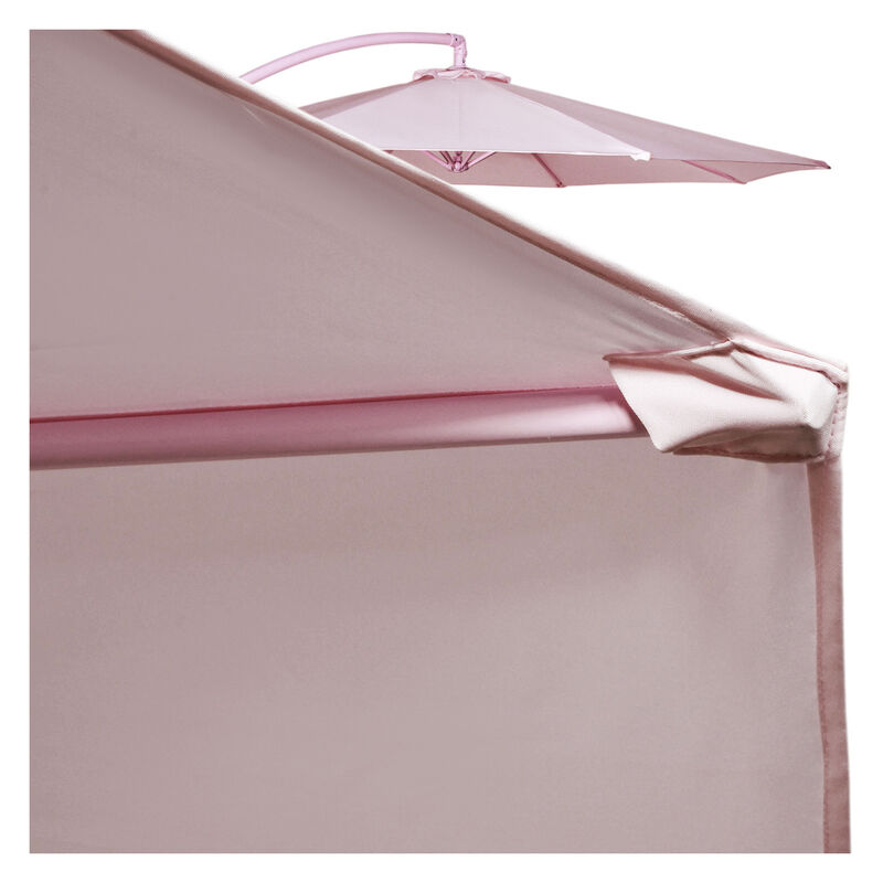 Sombrilla Full Color Rosa Exterior Lujo 2.9m + ... image number null