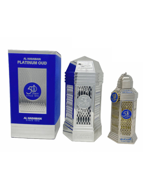 Al Haramain 50 Years Platinum Oud Eau De Parfum... image number null