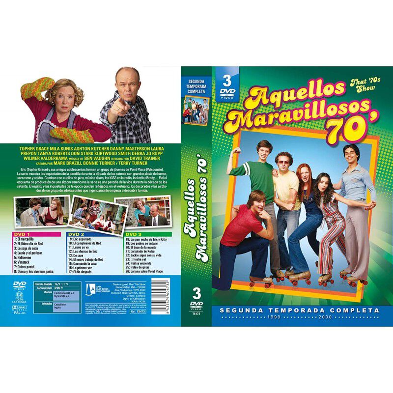 Aquellos Maravillosos 70 (temporada 2, 3 Discos... image number null